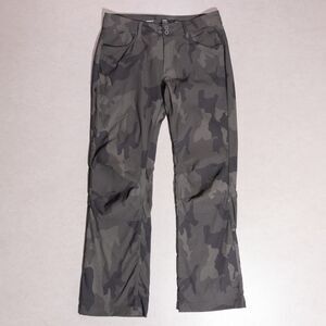 Prana Halle Camo Standard Fit Performance Hiking Outdoor Pants Womens 10 (32x32)